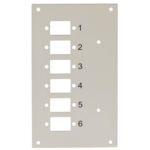 Panel Przedni Do Przełącznicy Techly 109801 Na 6 Adapterów